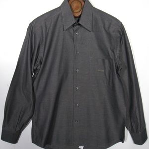 MOSCHINO UOMO Mens Shirt Dobby Print Size 39/Med